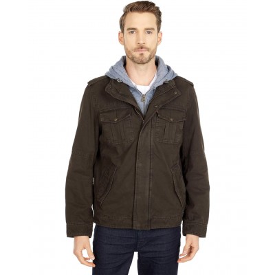 Levis Two-Pocket Hoodie with Zip Out Jersey Bib/Hood and Sherpa Lining 9006416_325