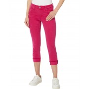 KUT fro. the Kloth Amy Crop Straight Leg- Roll Up Fray in Brave Fushia 9962294_1086687