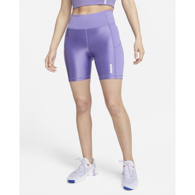 Nike Pro Womens mid-Rise 7 Biker Shorts DX0223-567