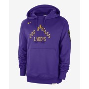 Los Angeles Lakers Standard Issue 2023/24 City Edition Mens Nike NBA Courtside Hoodie DZ0038-504