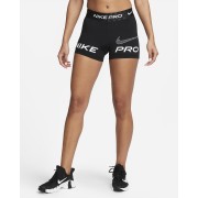 Nike Pro Dri-FIT Womens mid-Rise 3 Graphic Training Shorts DX0076-010