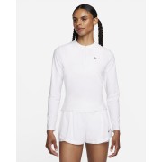 NikeCourt Advantage Womens Dri-FIT 1/4-Zip Tennis mi_d Layer FV0257-100