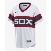 Nike MLB Chicago White Sox (Carlton Fisk) Mens Cooperstown Baseball Jersey T770RXW3QLB-F72