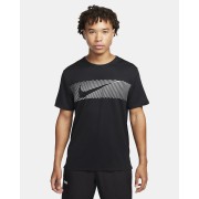 Nike Miler Flash Mens Dri-FIT UV Short-Sleeve Running Top FN3051-010