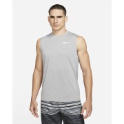 Nike Mens Heathered Sleeveless Hydroguard Swim Shirt NESSA588-090