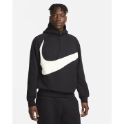 Nike Swoosh Mens 1/2-Zip Fleece Hoodie DX0566-013