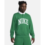 Nike Club Fleece Mens Long-Sleeve Fleece Polo FN3112-365