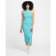 Nike Sportswear Chill Knit Womens Slim Sleeveless Ribbed mi_di Dress FN3679-345
