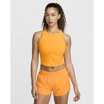 Nike One Fitted Womens Dri-FIT Cropped Tank Top FN2806-717