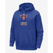 New York Knicks Club Fleece City Edition Mens Nike NBA Pullover Hoodie FB4822-495