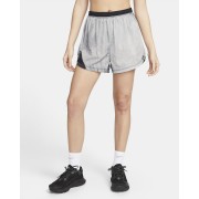 Nike Dri-FIT Repel Womens mid-Rise 3 Brief-Lined Trail Running Shorts with Pockets DX1021-010