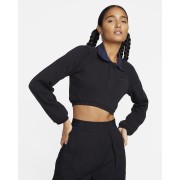 Nike Sportswear Collection Womens Cropped Long-Sleeve Polo FN1880-010