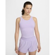 Nike One Fitted Womens Dri-FIT Strappy Cropped Tank Top FN2858-512