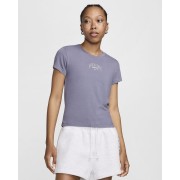 Nike Sportswear Chill Knit Womens Cropped T-Shirt HJ6522-003