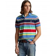 Mens Polo Ralph Lauren Classic Fit Striped Mesh Polo Shirt 9547589_1087609