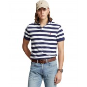 Mens Polo Ralph Lauren Classic Fit Striped Mesh Polo Shirt 9547589_498488