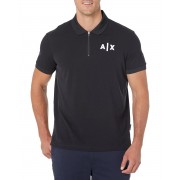 Mens Armani Exchange AX Logo Zipper Polo 9921396_9