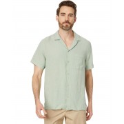 Mens Lucky Brand Linen Camp Collar Short Sleeve Shirt 9972991_112698