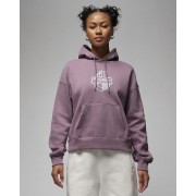 Nike Jor_dan Brooklyn Fleece Womens Graphic Hoodie FD7154-508