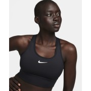 Nike Swoosh Medium Support Womens Padded Longline Sports Bra FN2728-010