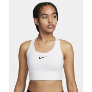 Nike Swoosh Medium Support Womens Padded Longline Sports Bra FN2728-100