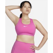Nike Swoosh High Support Womens Non-Padded Adjustable Sports Bra DX6815-675
