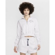 Nike Sportswear Phoenix Fleece Womens 1/2-Zip Cropped Sweatshirt HJ6524-051