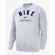 Nike Baseball Mens Crew-Neck Sweatshirt M33778P333-WHT