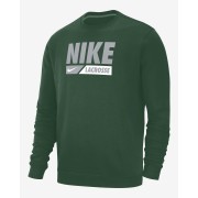 Nike Club Fleece Mens Lacrosse Crew-Neck Pullover Top M33778NKLX387-39Y
