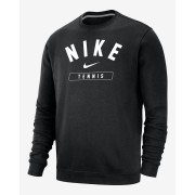 Nike Tennis Mens Crew-Neck Sweatshirt M33778P337-BLK