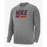 Nike Club Fleece Mens Lacrosse Crew-Neck Pullover Top M33778NKLX387-06G