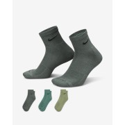 Nike Everyday Plus Cushioned Training Ankle Socks (3 Pairs) SX6890-935