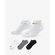 Nike Everyday Plus Cushion Training No-Show Socks (3 Pairs) SX6889-964