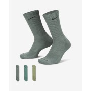Nike Everyday Plus Cushioned Training Crew Socks (3 Pairs) SX6888-935
