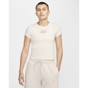 Nike Sportswear Chill Knit Womens Cropped T-Shirt HJ6522-110